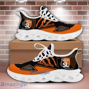 Stade Lavallois Mayenne FC Max Soul Shoes Wolf Scratches Designs New Running Sneakers For Men And Women Product Photo 2