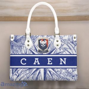 Stade Malherbe Caen Leather Handbag Custom Name Gift For Women Product Photo 3