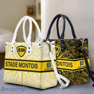 Stade Montois Rugby Leather Handbag Custom Name Gift For Women Product Photo 1