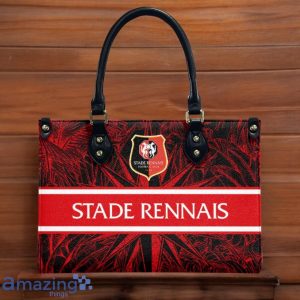 Stade Rennais F.C Leather Handbag Custom Name Gift For Women Product Photo 2