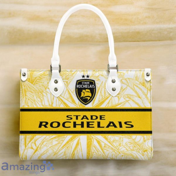 Stade Rochelais Leather Handbag Custom Name Gift For Women Product Photo 3
