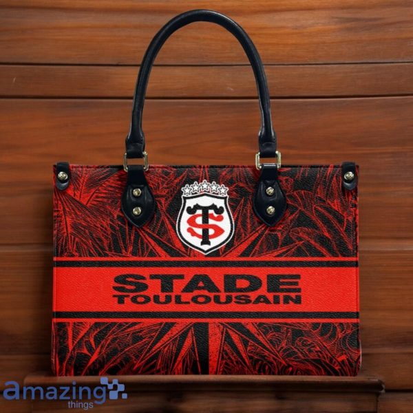 Stade Toulousain Leather Handbag Custom Name Gift For Women Product Photo 2
