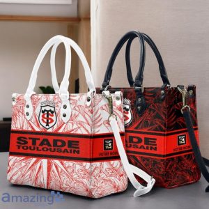 Stade Toulousain Leather Handbag Custom Name Gift For Women Product Photo 1