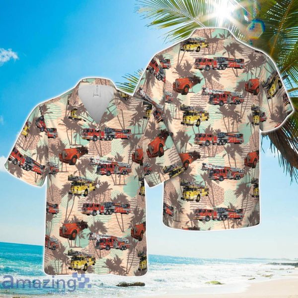 Staunton, Virginia, City of Staunton Fire Department- Station 1 Hawaiian Shirt Cute Summer Gift Product Photo 1