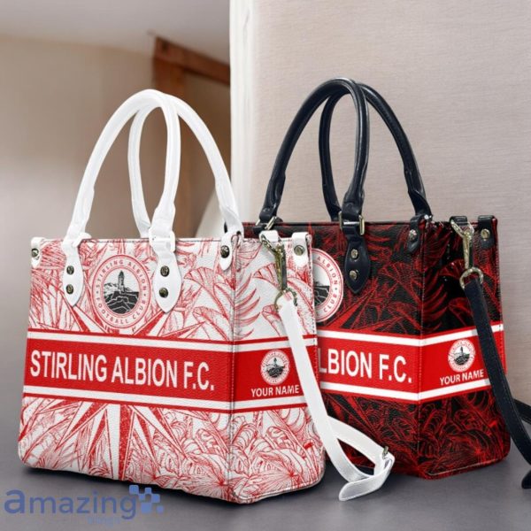 Stirling Albion F.C. Leather Handbag Custom Name Gift For Women Product Photo 1