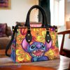 Stitch Leather Handbag