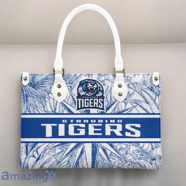 Straubing Tigers Leather Handbag Custom Name Gift For Women Product Photo 3