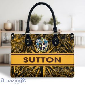 Sutton United Leather Handbag Custom Name Nice Gift For Women, Mother Day Product Photo 2