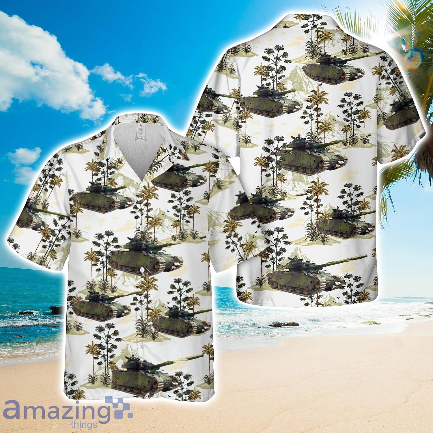 Swedish Army Strv 104 Centurion Main Battle Tank Hawaiian Shirt Unisex For Men And Women image Swedish Army Strv 104 Centurion Main Battle Tank Hawaiian Shirt Unisex For Men And Women Product Photo 1