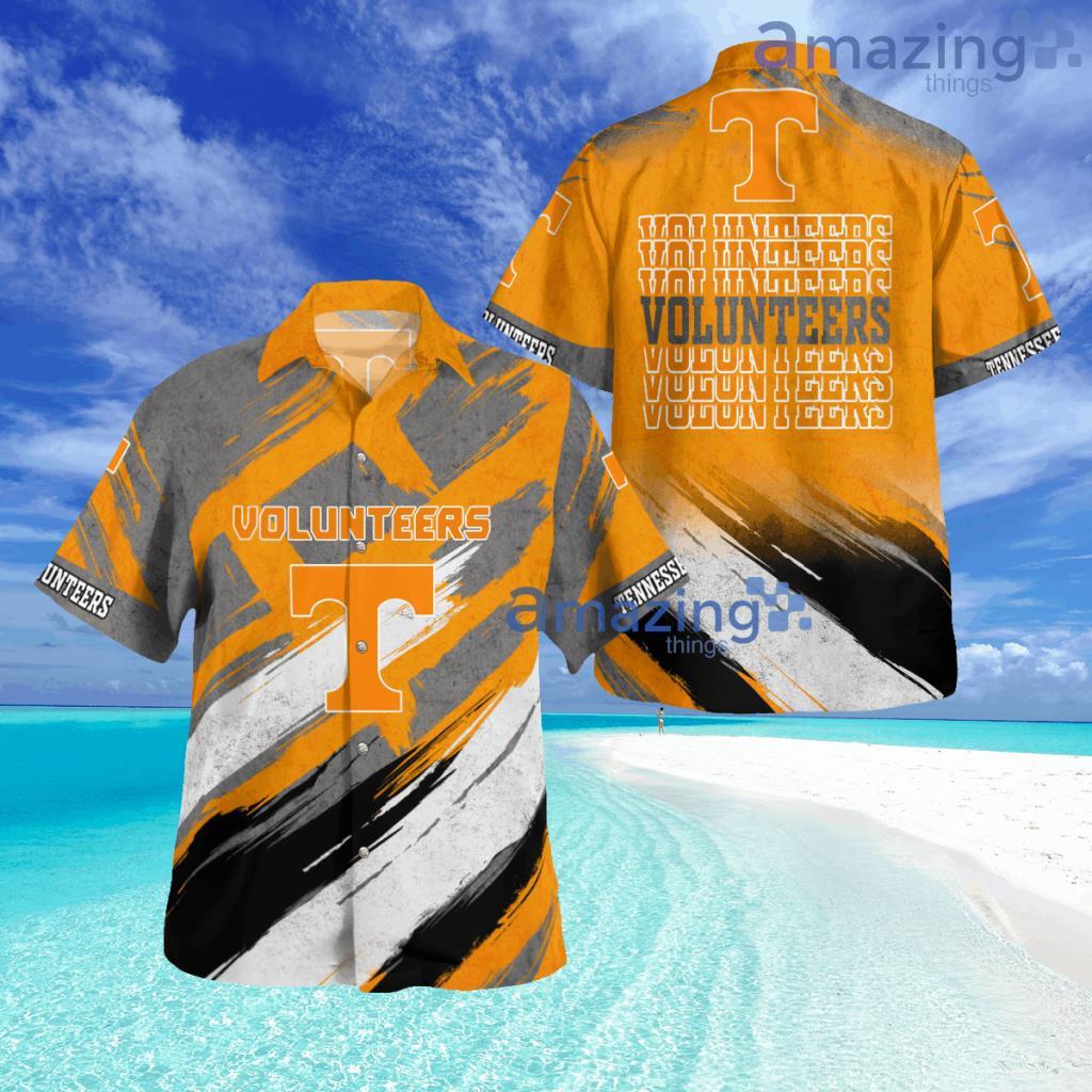Tennessee Volunteers Vintage Classic Button Down Tropical Hawaiian Shirt image Tennessee Volunteers Vintage Classic Button Down Tropical Hawaiian Shirt Product Photo 1