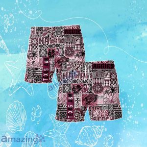 Texas A&M Aggies Logo Team Hawaiian Shirt & Short New Design Summer Gift For Fans image Texas A&M Aggies Logo Team Hawaiian Shirt & Short New Design Summer Gift For Fans Product Photo 3