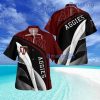Texas A&m Aggies Primary Logo 3d Print Button Down Tropical Hawaiian Shirt