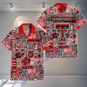 Texas Tech Red Raiders Logo Team Hawaiian Shirt & Short New Design Summer Gift For Fans Product Photo 1