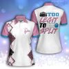 Too Legit To Split Pink Leopard Pattern Bowling Women Shirt