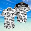 Triumph Hawaiian Shirt And Shorts Trendy Beach Season For Men And Women
