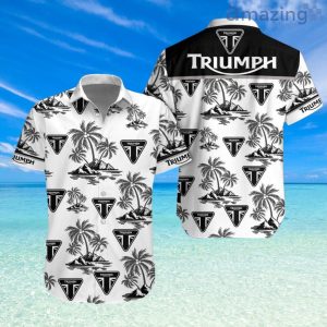 Triumph Hawaiian Shirt And Shorts Trendy Beach Season For Men And Women Product Photo 1