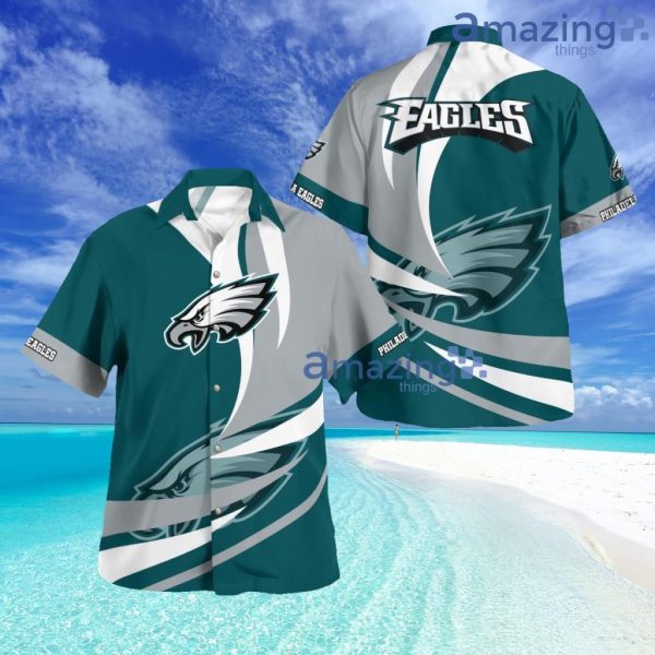 Philadelphia Eagles Classic Fashion Button Up Hawaiian Shirt Product Photo 1