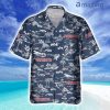 New England Patriots Tropical Aop Pocket Tropical Hawaiian Shirt