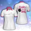 Queen Of The Lanes Pink Polo Shirt