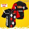 Union Berlin Sports Logo Jersey Baseball Shirt Custom Name With Diamond Brush Pattern For Men And Women