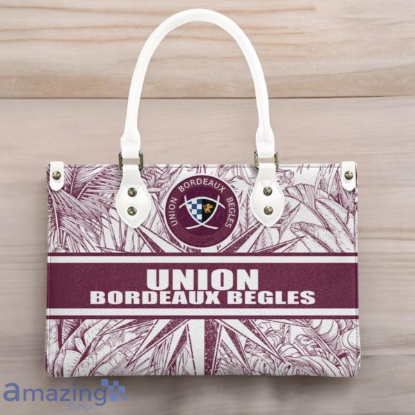 Union Bordeaux Begles Leather Handbag Custom Name Gift For Women Product Photo 3