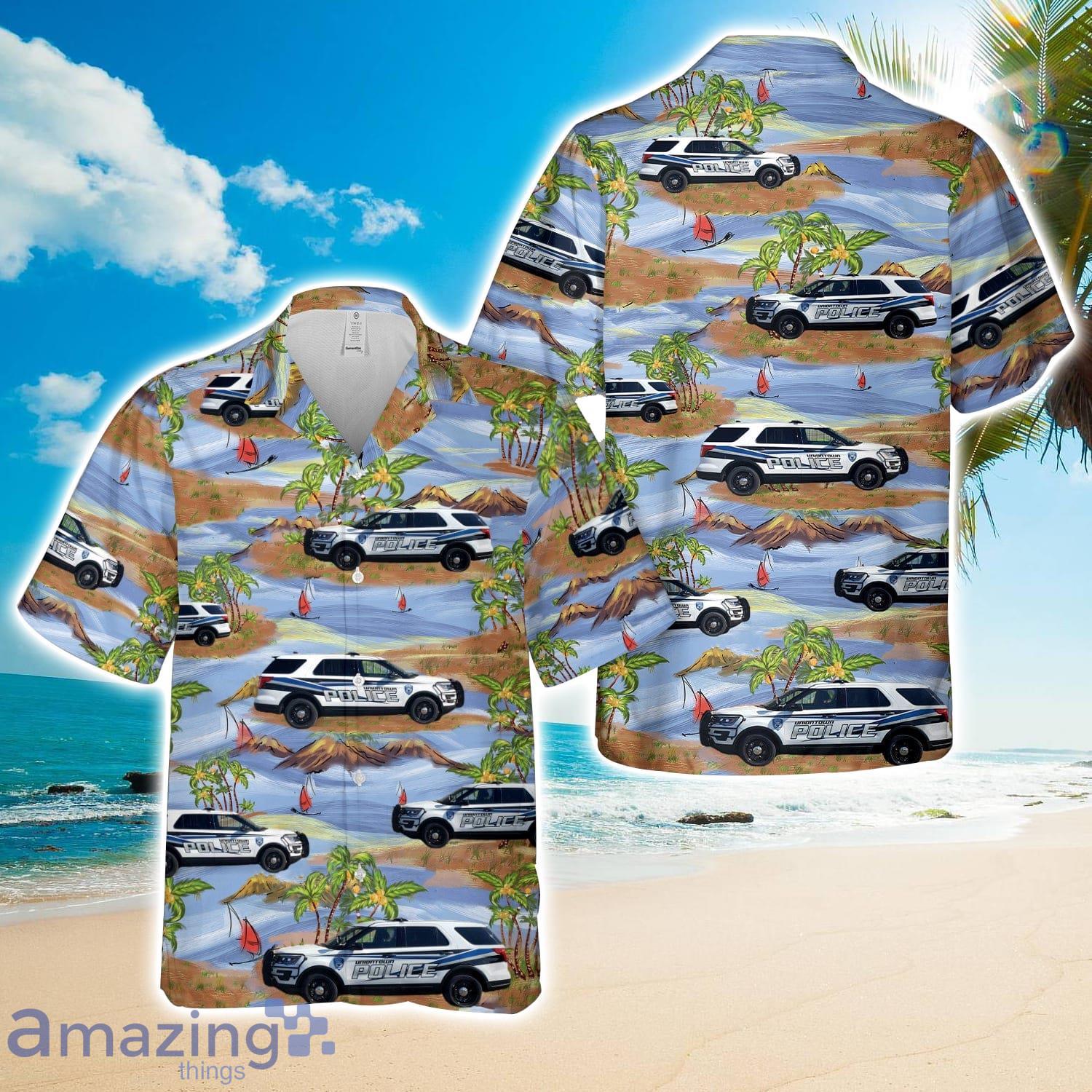 Uniontown Police Department, Ohio Hawaiian Shirt Cute Summer Gift image Uniontown Police Department, Ohio Hawaiian Shirt Cute Summer Gift Product Photo 1