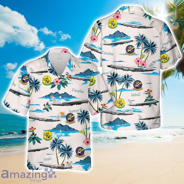 US Air Force RC-135S Cobra Ball 55th Wing, 45th Reconnaissance Squadron, 61-2663 Hawaiian Shirt Cute Summer Gift Product Photo 1