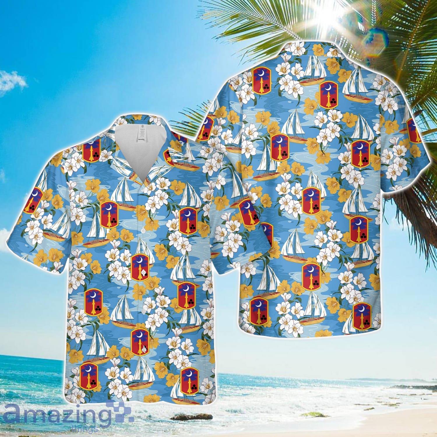 US Army 678th Air Defense Artillery Brigade Hawaiian Shirt Holiday Summer Gift image US Army 678th Air Defense Artillery Brigade Hawaiian Shirt Holiday Summer Gift Product Photo 1