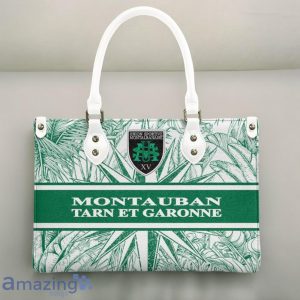 US Montauban Leather Handbag Custom Name Gift For Women Product Photo 3