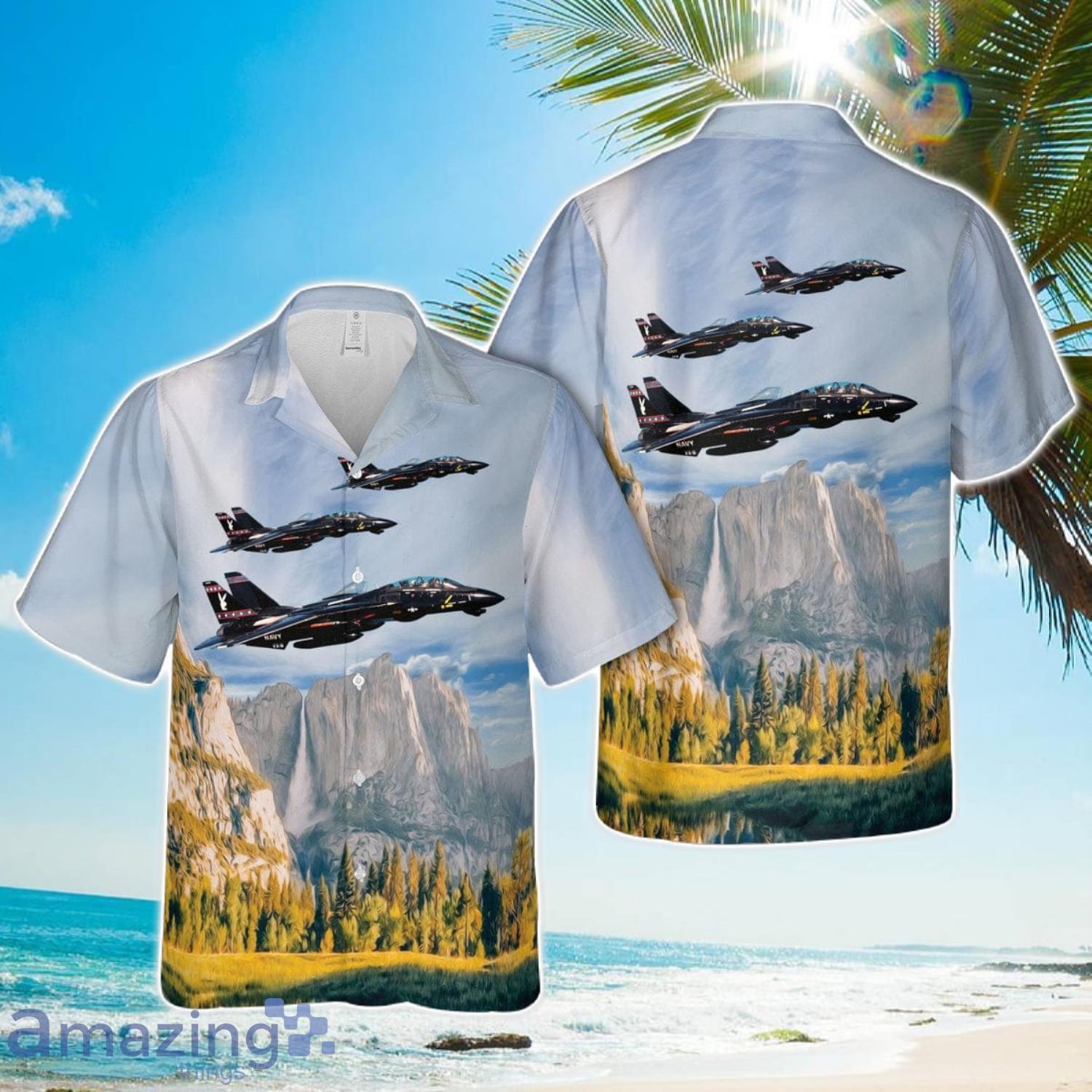US Navy F-14D Tomcat VX-9 The Vampires Aloha Hawaiian Shirt Gift For Summer Product Photo 1