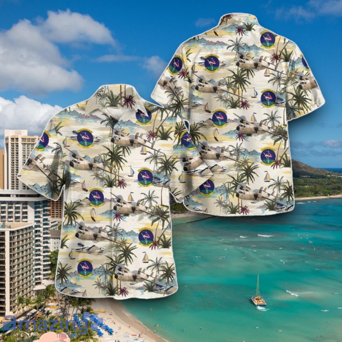 Us Navy Hawaiian Shirt, US Navy Grumman Greyhound Force Hawaiian Shirt Special Gift image Us Navy Hawaiian Shirt, US Navy Grumman Greyhound Force Hawaiian Shirt Special Gift Product Photo 1