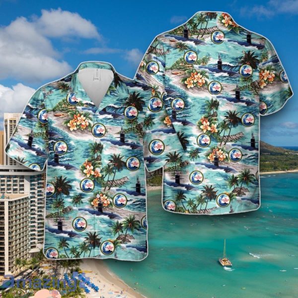 Us Navy Hawaiian Shirt, US Navy Los Angeles Hawaiian Shirt Special Gift Product Photo 1