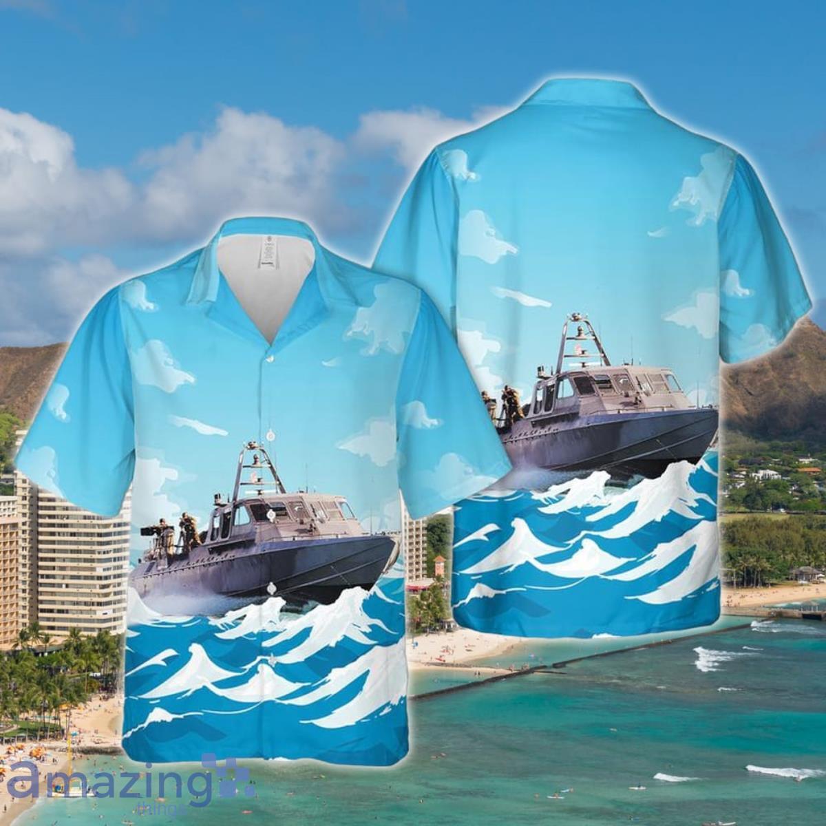 Us Navy Hawaiian Shirt, US Navy Mark Hawaiian Shirt Special Gift image Us Navy Hawaiian Shirt, US Navy Mark Hawaiian Shirt Special Gift Product Photo 1
