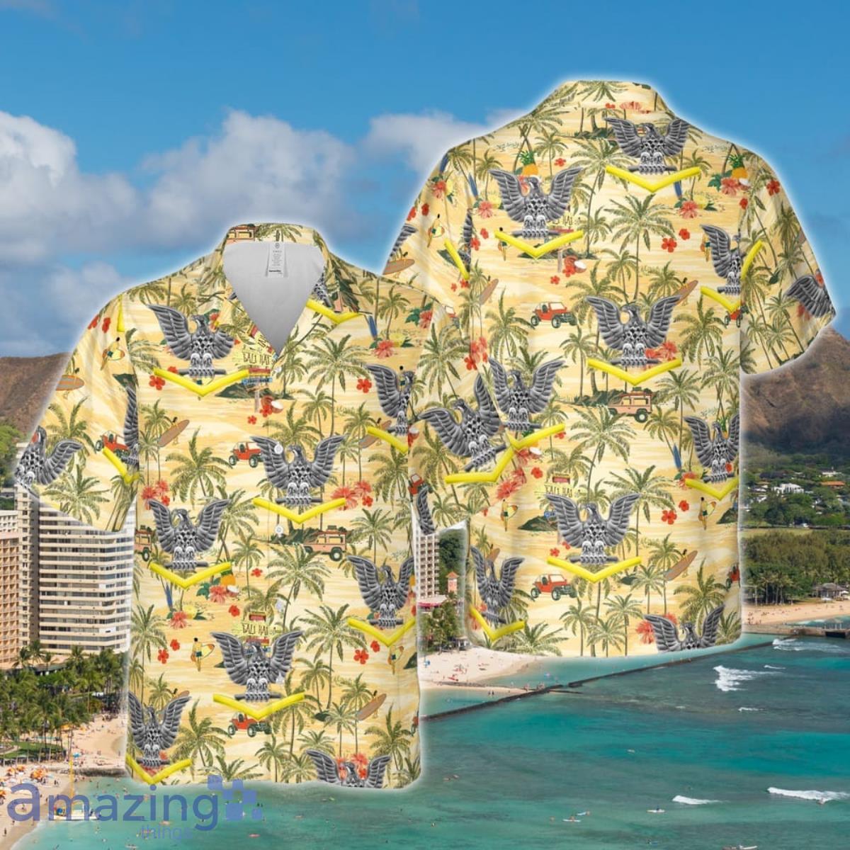 Us Navy Hawaiian Shirt, US Navy Petty Officer Third Class Hawaiian Shirt Special Gift image Us Navy Hawaiian Shirt, US Navy Petty Officer Third Class Hawaiian Shirt Special Gift Product Photo 1