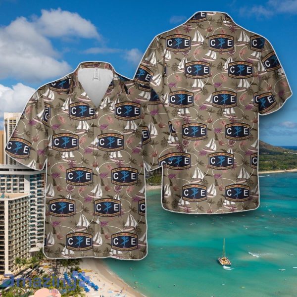 Us Navy Hawaiian Shirt, US Navy Seabee Construction Electrician Hawaiian Shirt Special Gift Product Photo 1