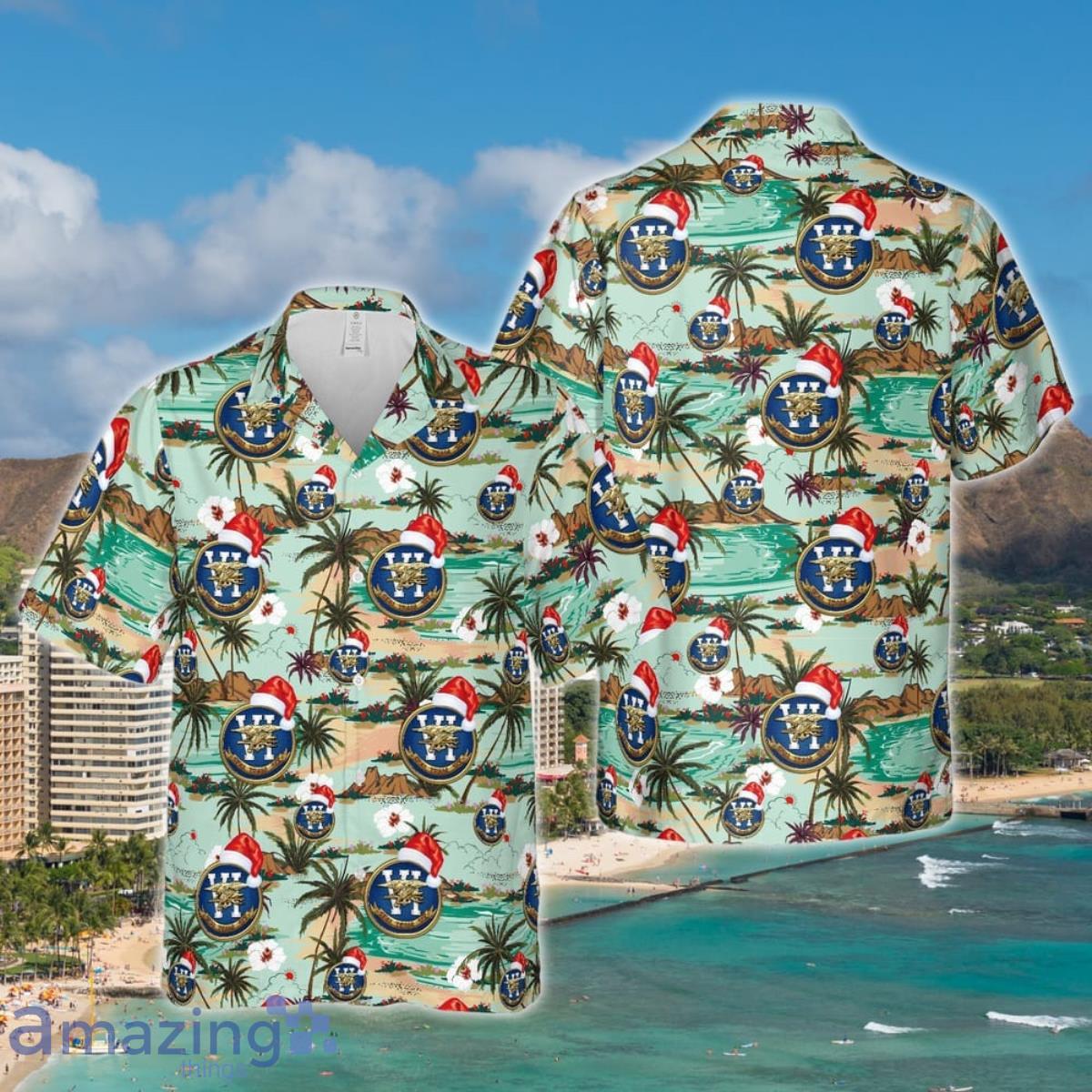 Us Navy Hawaiian Shirt, US Navy SEAL Team Christmas Hawaiian Shirt Special Gift image Us Navy Hawaiian Shirt, US Navy SEAL Team Christmas Hawaiian Shirt Special Gift Product Photo 1