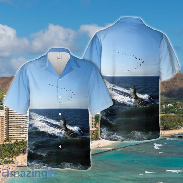 Us Navy Hawaiian Shirt, US Navy Seawolf Class Submarine Hawaiian Shirt Special Gift Product Photo 1