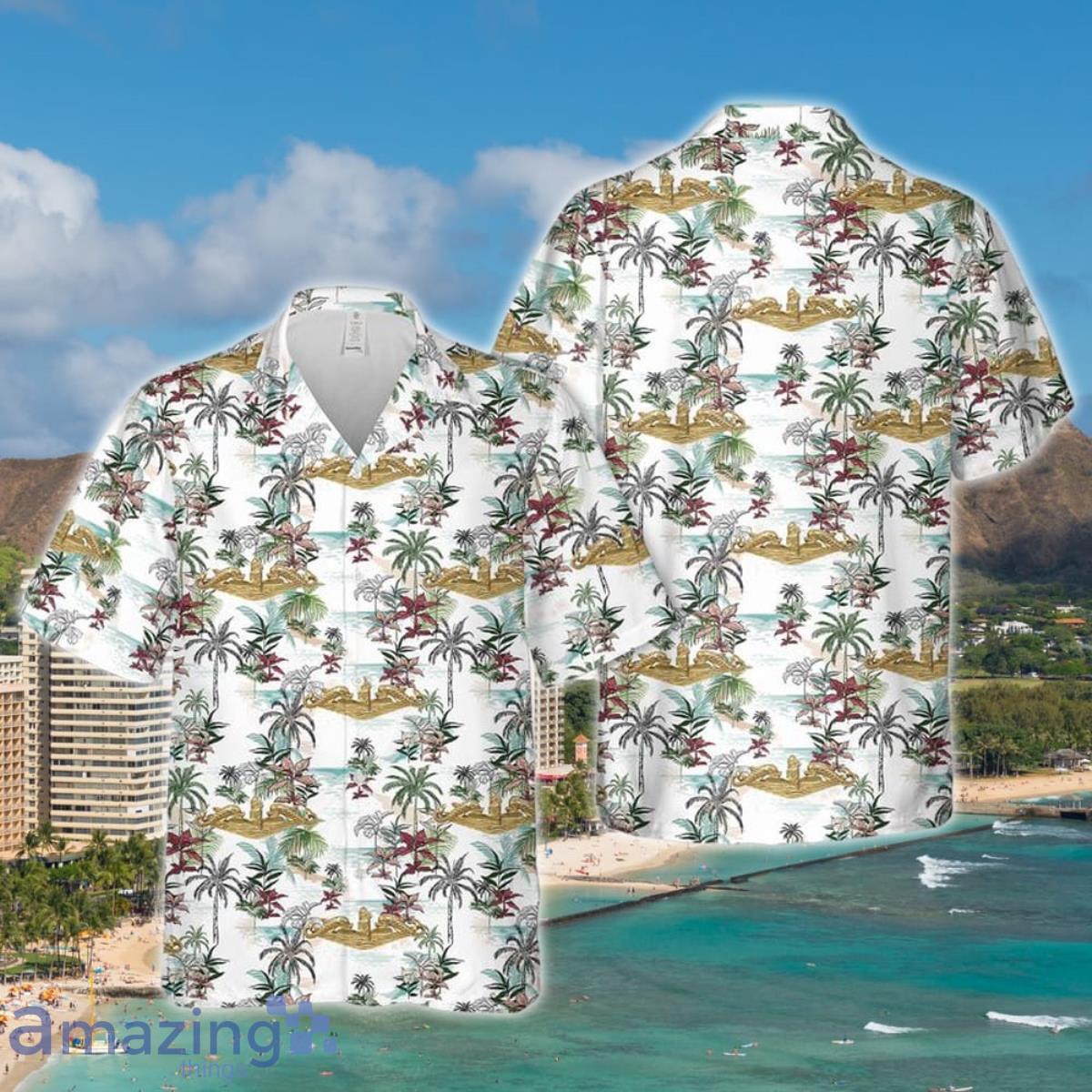 Us Navy Hawaiian Shirt, US Navy Submarine Badge Gold Hawaiian Shirt Special Gift image Us Navy Hawaiian Shirt, US Navy Submarine Badge Gold Hawaiian Shirt Special Gift Product Photo 1