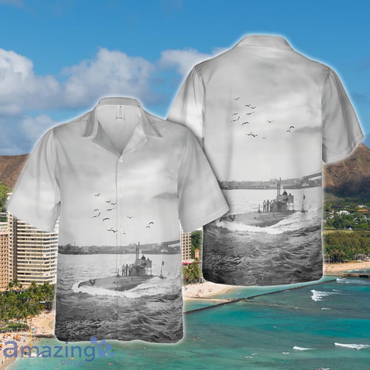 Us Navy Hawaiian Shirt, US Navy United States Class Submarine Hawaiian Shirt Special Gift image Us Navy Hawaiian Shirt, US Navy United States Class Submarine Hawaiian Shirt Special Gift Product Photo 1