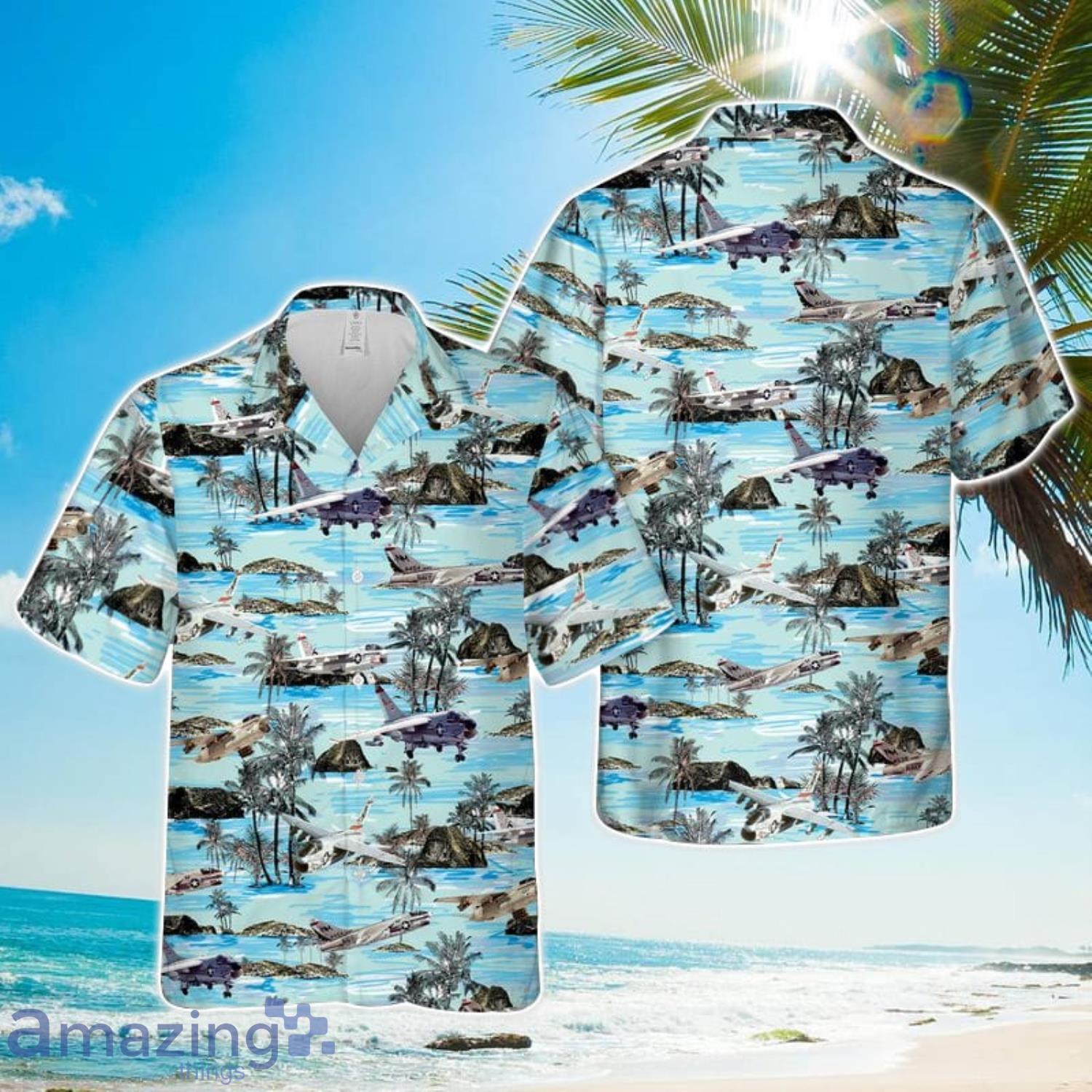 US Navy LTV A-7 Corsair II Aloha Hawaiian Shirt Gift For Summer Product Photo 1
