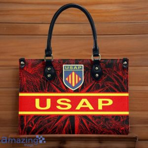 USA Perpignan Leather Handbag Custom Name Gift For Women Product Photo 2
