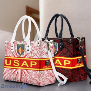 USA Perpignan Leather Handbag Custom Name Gift For Women Product Photo 1