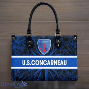 Usc Concarneau Leather Handbag Custom Name Gift For Women Product Photo 2