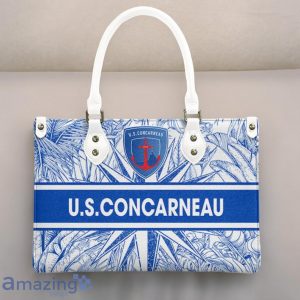 Usc Concarneau Leather Handbag Custom Name Gift For Women Product Photo 3