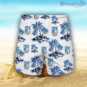 Usl Dunkerque Hawaiian Shirt And Shorts Trendy Beach Season For Men And Women Product Photo 2