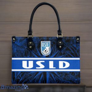USL Dunkerque Leather Handbag Custom Name Gift For Women Product Photo 2