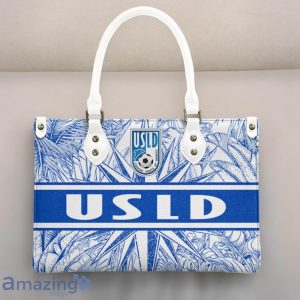 USL Dunkerque Leather Handbag Custom Name Gift For Women Product Photo 3