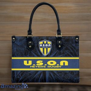 USON Nevers Leather Handbag Custom Name Gift For Women Product Photo 2