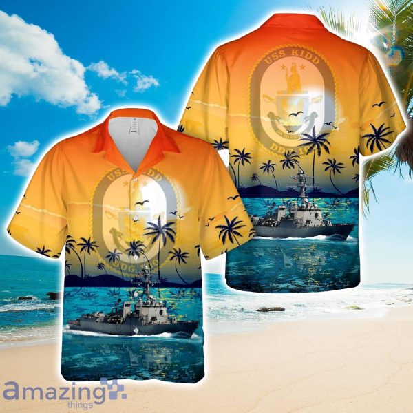 USS Kidd (DDG-100) Hawaiian Shirt Unisex For Men Women Product Photo 1