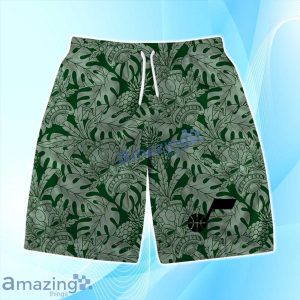 Utah Jazz NBA Pattern Hawaiian Shirt & Short Summer Beach For Fans Product Photo 3